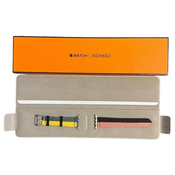 Hermès Apple Watch Band Single Tour Multicolor Sz 41mm - Picture 1 of 9